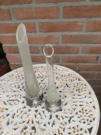 2 Bonny Krosno loodkristal vazen 1x mat 1x helder €20,00, Ophalen of Verzenden