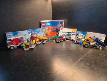 Lego sets 60280,60286,60263,60220,31146,60249,42147 beschikbaar voor biedingen