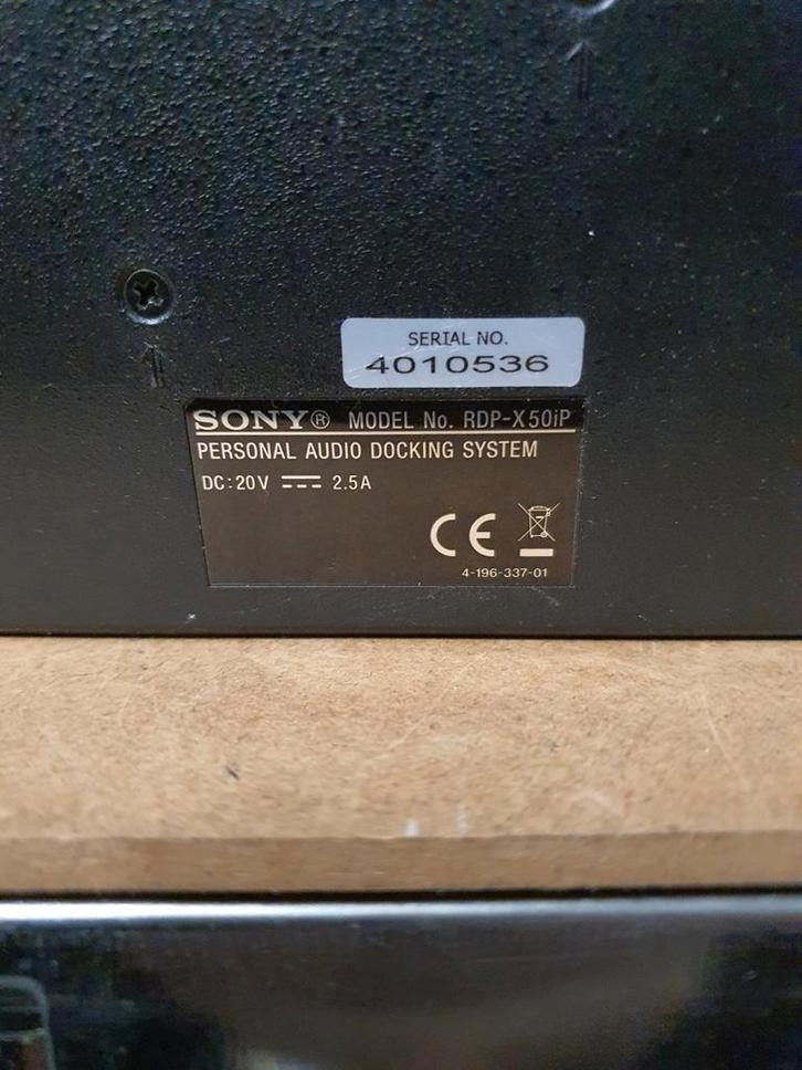 Sony RDP-X50iP Docking Systeem, Audio, Tv en Foto, Luidsprekers, Gebruikt, Overige typen, Minder dan 60 watt, Sony, Ophalen of Verzenden