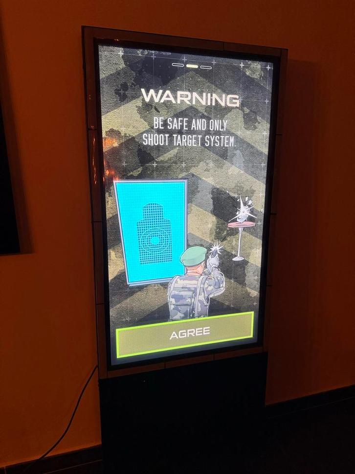 Airsoft Schietkiosk Scherm, Verzamelen, Automaten | Overige, Gebruikt, Ophalen