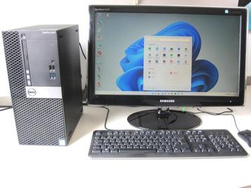 Dell Optiplex 3040 i5-6500 8gb 128gb SSD + 320gb HDD + 23" beschikbaar voor biedingen