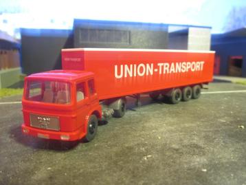 MAN 16.256 met oplegger - Wiking Union Transport beschikbaar voor biedingen