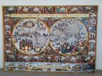 Opgeplakte puzzel wereldkaart 9000 stukjes - groot - gratis, Zo goed als nieuw, Ophalen