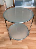 Bijzettafel Ikea Ehlen Johansson, Minder dan 55 cm, Gebruikt, Rond, Glas