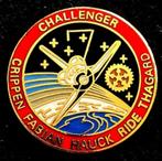 Challenger ruimtevaart pin, Verzamelen, Verzenden, Nieuw, Transport, Speldje of Pin
