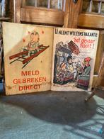 Vintage prenten Dick Bruna 1950, Ophalen of Verzenden, Voor 1940, Gebruikt, Overige onderwerpen