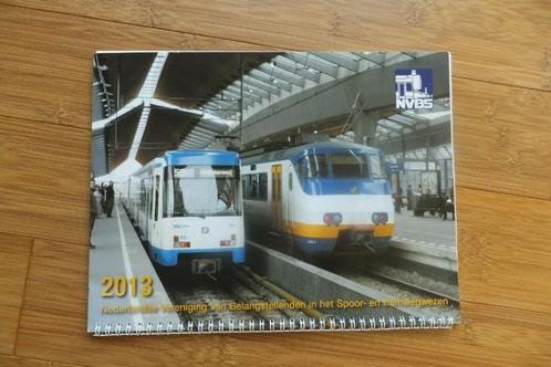 NVBS Kalender 2013 Nederlandse spoorwegen trein tram NS TOP, Diversen, Kalenders, Zo goed als nieuw, Weekkalender, Ophalen of Verzenden