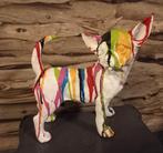 Kleurrijk Chihuahua Beeld - 30cm, Ophalen of Verzenden, Zo goed als nieuw