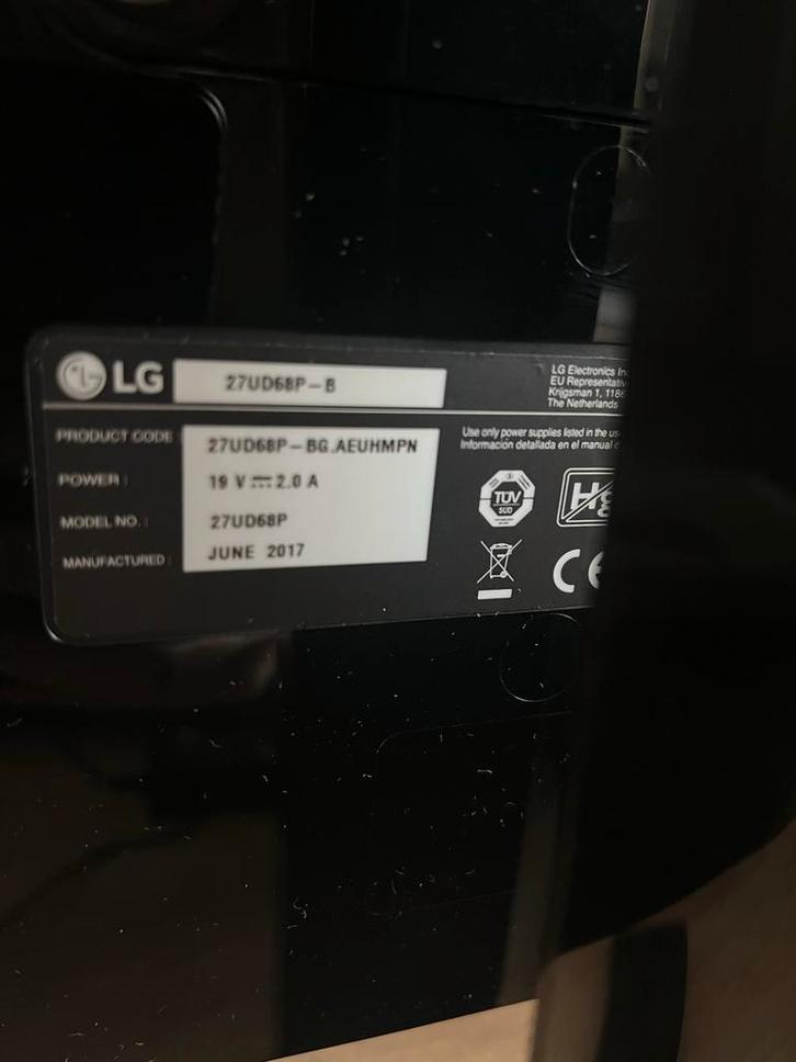 LG 27UD68P 27 inch 4K Monitor - Nette Staat!, Computers en Software, Monitoren, Zo goed als nieuw, 60 Hz of minder, HDMI, Gaming