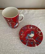 Iittala Taika Mok en schotel rood 6x Kerst, Nieuw, Ophalen of Verzenden, Overige stijlen, Kop(pen) en/of Schotel(s)