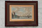 3 Zaanse prenten ingelijst., Antiek en Kunst, Kunst | Etsen en Gravures, Ophalen of Verzenden