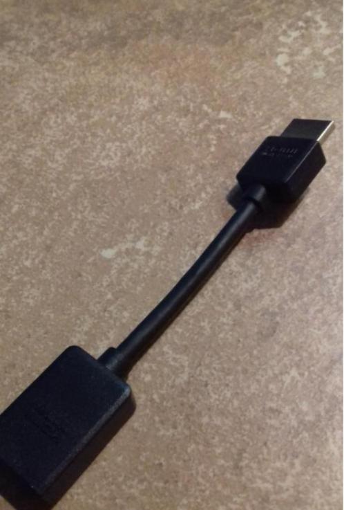 HP USB-C-naar-HDMI-adapter - zgan, Audio, Tv en Foto, Converters, Zo goed als nieuw, Ophalen of Verzenden