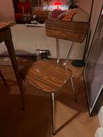 Vintage Bruine Stoel - Retro Stijl, Ophalen, Gebruikt, Bruin, Eén