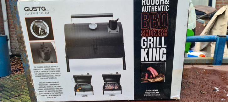 Gusta BBQ Smoker Grill King - Nieuw in doos, Tuin en Terras, Barbecue-accessoires, Ophalen