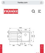 Franke spoelbak, Huis en Inrichting, Keuken | Keukenelementen, Nieuw, Minder dan 100 cm, 25 tot 50 cm, 50 tot 100 cm