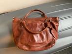 Leren luiertas cognac cowboybag zgan, Kinderen en Baby's, Luiertassen, Ophalen, Zo goed als nieuw, Schoudertas