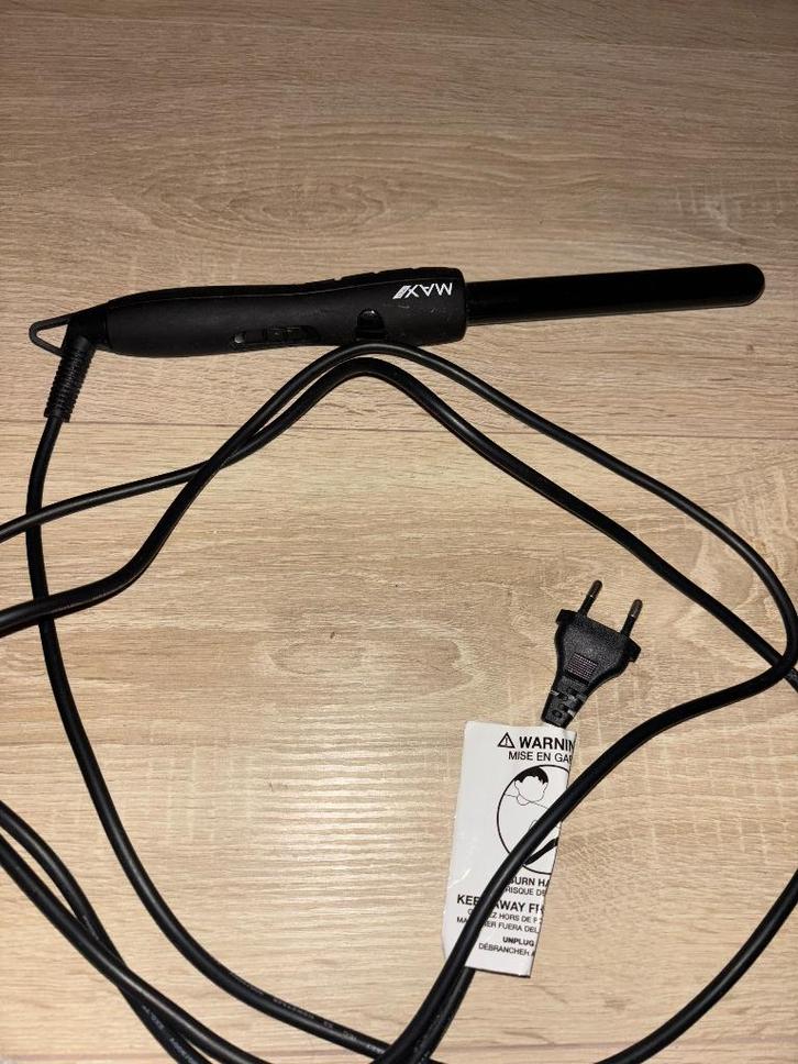 MaxPro Dunne Krultang 19 mm, Sieraden, Tassen en Uiterlijk, Uiterlijk | Haarverzorging, Zo goed als nieuw, Krultang of Stijltang