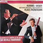 CD Hummel, Weber: Bassoon Concertos / Thunemann, Marriner, Ophalen of Verzenden, Romantiek, Zo goed als nieuw, Orkest of Ballet