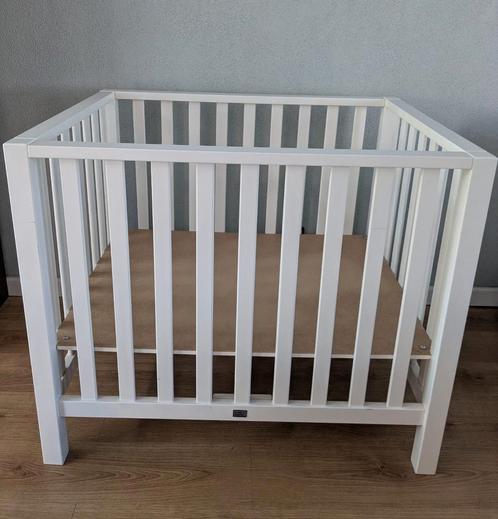 Witte baby box incl. matras en matrashoes, Kinderen en Baby's, Boxen, Gebruikt, Ophalen