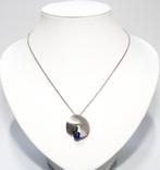 Schitterende Sterling Zilver Ketting & Lapis Lazuli Hanger, Verzenden, Zo goed als nieuw, Met edelsteen, Zilver