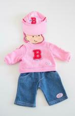 Baby born broek, trui met pet, Ophalen of Verzenden, Zo goed als nieuw, Babypop
