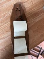 Houten papier rol houder, Ophalen of Verzenden