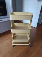 Ikea trolley botergeel, Huis en Inrichting, Kasten | Stellingkasten, Ophalen, Zo goed als nieuw