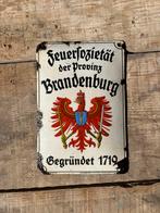 Emaille bord carlotte antiek en brocante, Ophalen of Verzenden
