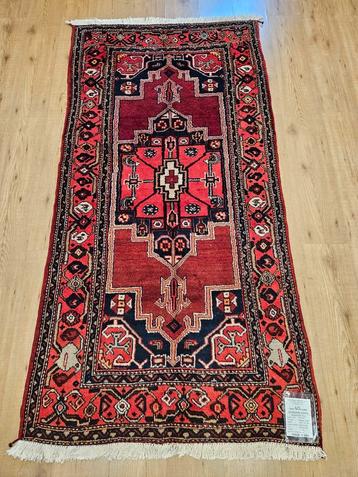Vintage handgeknoopt perzisch hamadan 210x102 beschikbaar voor biedingen