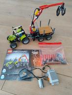 Lego Technic Tractor en Boomstam trailer + Motor | Set 8049, Kinderen en Baby's, Speelgoed | Duplo en Lego, Ophalen, Zo goed als nieuw