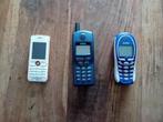 3 vintage mobiele telefoons siemens en sony, Telecommunicatie, Mobiele telefoons | Siemens, Gebruikt, Ophalen of Verzenden