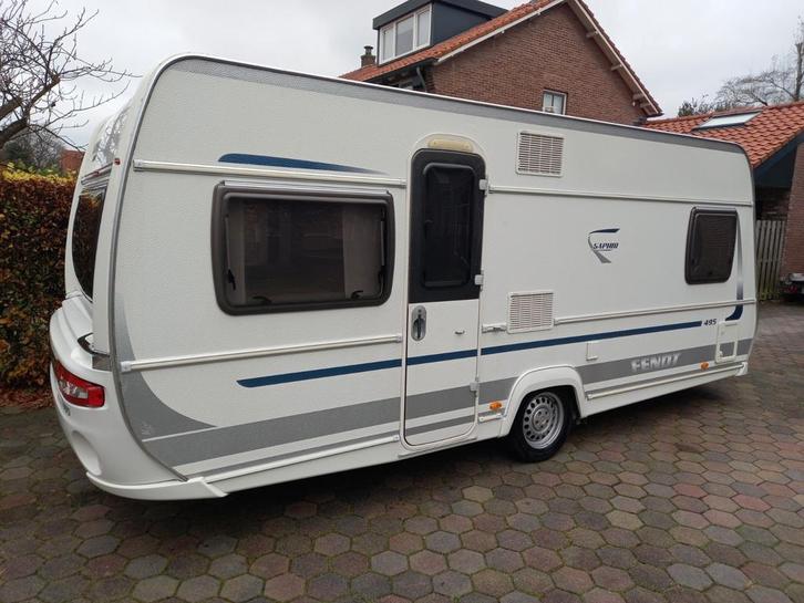 Fendt 495 2013 airco, SX mover tent fietsenrek vloerverwarm, Caravans en Kamperen, Caravans, Particulier, tot en met 4, 1000 - 1250 kg