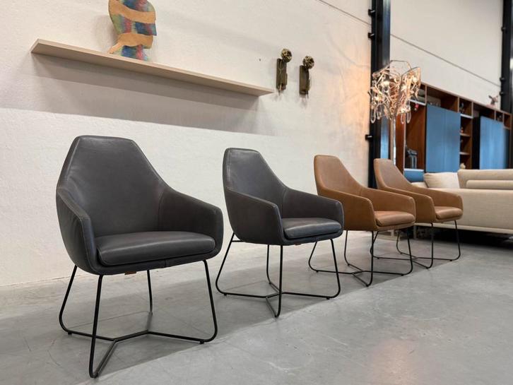 4 nieuw Montis Vico Lazy eetkamerstoelen Country leer Stoel, Huis en Inrichting, Stoelen, Nieuw, Vier, Leer, Ophalen of Verzenden