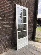binnendeur met roedes en ruitjes, hardhout, Ophalen, 80 tot 100 cm, 215 cm of meer, Binnendeur