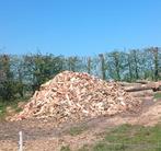 Half droog gekloofd haardhout mix, Verzenden, Overige houtsoorten, Blokken