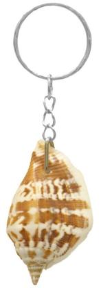 Partij sleutelhanger 4,5cm schelp, ., Nieuw, Ophalen of Verzenden, .