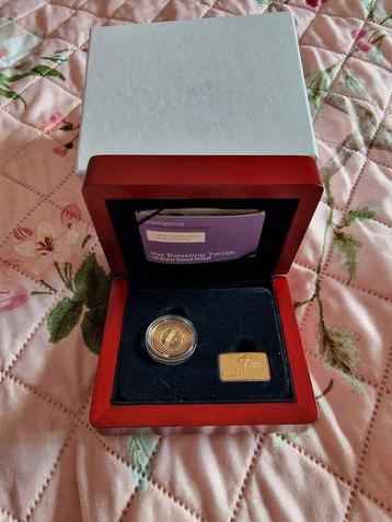 Gouden tientje Beatrix Belastingdienst 2006 Proof.  beschikbaar voor biedingen