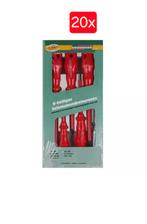 20 setjes elecra schroevendraaiers 7 delig, Ophalen of Verzenden