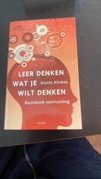 Rients Ritskes - Leer denken wat je wilt denken, Ophalen of Verzenden, Zo goed als nieuw, Rients Ritskes, Overige onderwerpen