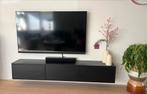 Style Tv meubel met 3 kleppen in zwart eiken, Ophalen, Eikenhout, Zo goed als nieuw, 200 cm of meer