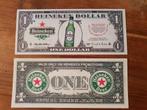 Heineken Dollar Biljetten, Ophalen of Verzenden, Nieuw, Overige typen, Heineken