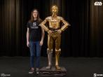 Star Wars C-3PO Life-Size Statue Sideshow, Ophalen of Verzenden, Nieuw, Beeldje of Buste