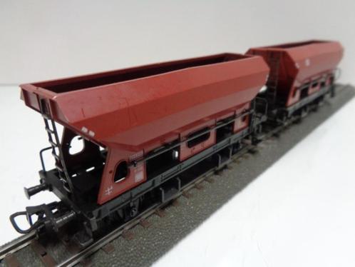 Marklin 2x 4631 Zijlosser DB (H0)., Hobby en Vrije tijd, Modeltreinen | H0, Gebruikt, Wagon, Wisselstroom, Märklin, Ophalen of Verzenden