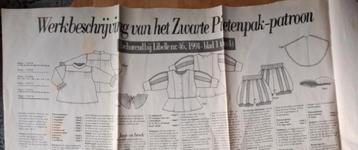 Naaipatroon pietenpak beschikbaar voor biedingen