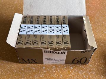 6x Maxell MX-60 tyoe IV metal cassette zeldzame beschikbaar voor biedingen