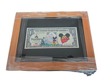 Banksy - 1 Dollar biljet Mickey Mouse  beschikbaar voor biedingen