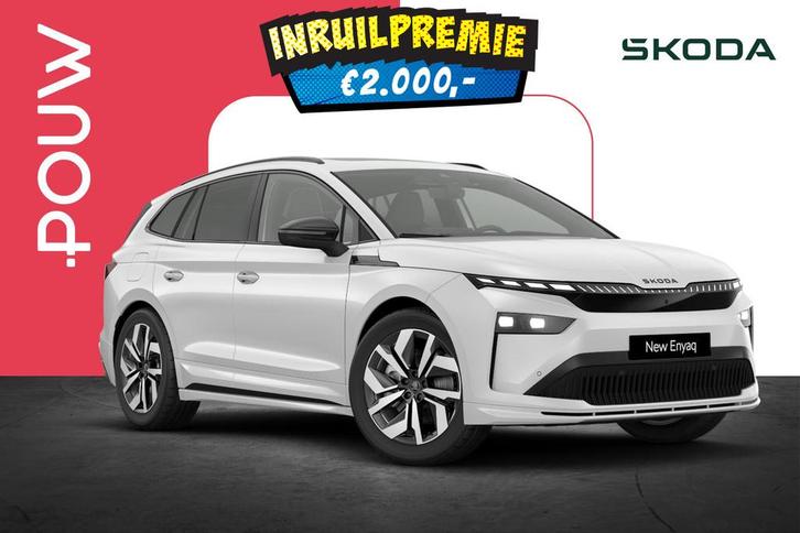 Skoda Enyaq 85 286pk Sportline | Business Upgrade Advanced |, Auto's, Skoda, Bedrijf, Te koop, Enyaq, 360° camera, ABS, Achteruitrijcamera