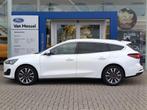 Ford Focus Wagon 1.0 EcoBoost Hybrid Titanium Vignale | Adap, Auto's, Ford, 12 maanden, Gebruikt, Euro 6, Wit