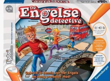 TipTio Engelse Detective, zonder stift, spel compleet beschikbaar voor biedingen