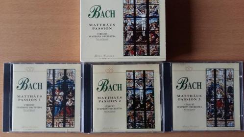 Bach matthäus passion 3 cd-box utrecht symphony orchestra, Cd's en Dvd's, Cd's | Klassiek, Zo goed als nieuw, Boxset, Ophalen of Verzenden